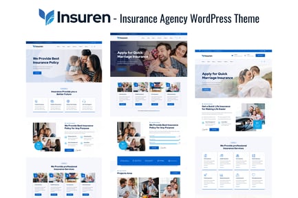 Insuren - Insurance Agency WordPress Theme