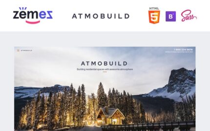 Atmobuild - Construction Business Website Template