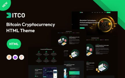 Bitco – Bitcoin & ICO Cryptocurrency Website Template