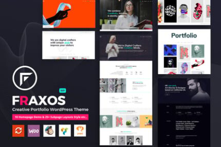 Fraxos - Creative Portfolio WordPress Theme    Typ