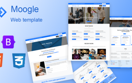 Moogle - Html5 WebTemplate Website Template