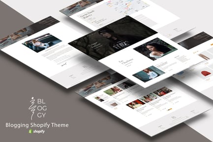 Bloggy - Blog Shop Shopify Theme