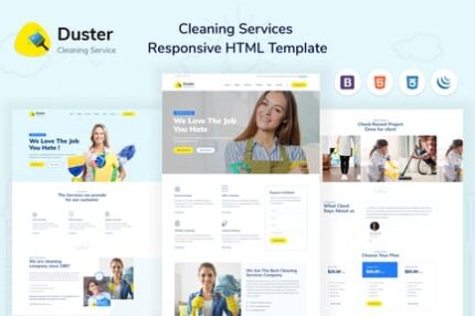 Duster - Cleaning Services Responsive HTML Templat