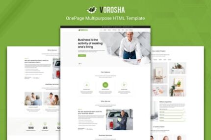 Vorosha - Multipurpose HTML Template