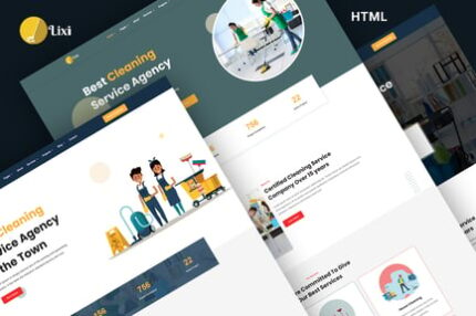 Lixi - Cleaning Service Company HTML Template