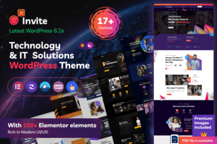 Invite - IT Solutions & Technology WordPress Theme