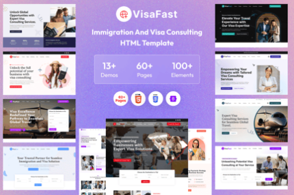 Visafast - Immigration & Visa Consulting HTML