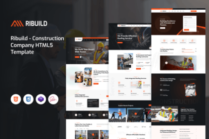 Ribuild – Construction Company HTML5 Template