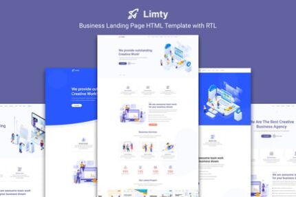 Limty - Business Landing Page HTML Template with R