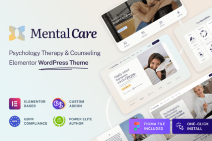 Mental Care - Therapy & Counseling WordPress Theme