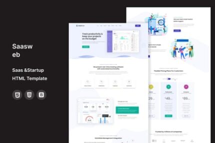 Saasweb - Saas &Startup HTML Template