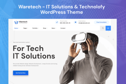 Waretech - IT Solutions WordPress Theme