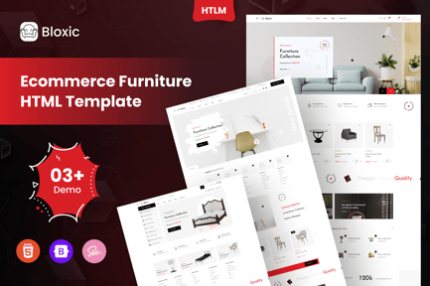 Bloxic - Furniture Store HTML Template