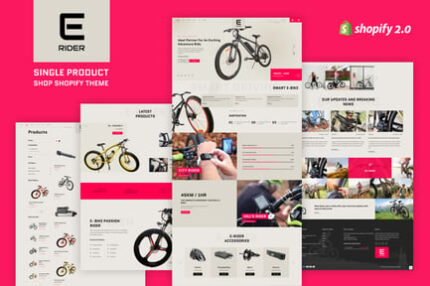 Ezyrider - Single Product Shop Shopify Theme