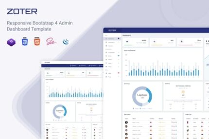 Admin - Admin Dashboard Template Zoter