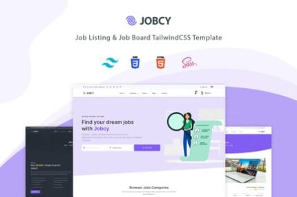 Jobcy - Tailwind CSS Job Listing & Board Template