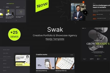 Swak - Creative Portfolio & Agency Nextjs Template