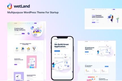 Wetland - MultiPurpose WordPress Theme for Startup