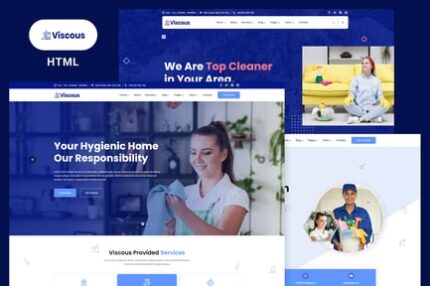 Viscous - Cleaning Services HTML Template