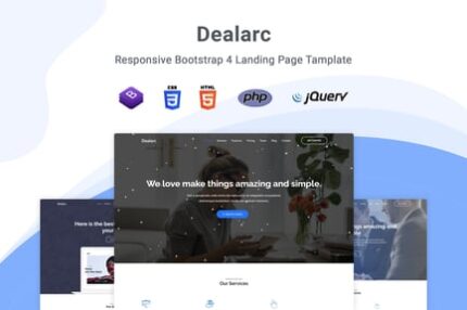 Dealarc - Agency & Business Landing Page