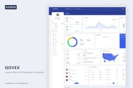 Qovex - Laravel Admin & Dashboard Template