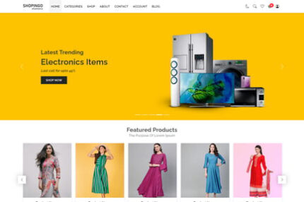 Shopingo - eCommerce HTML Template