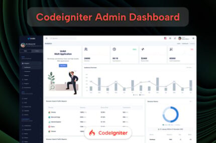 Bootstrap & Codeigniter Admin Dashboard Template