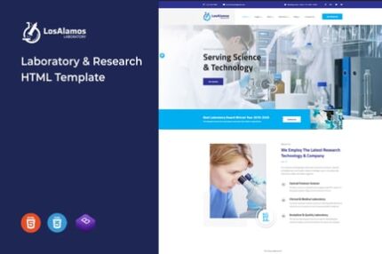 Losalamos | Laboratory & Research HTML Template