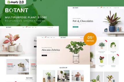 Botant - MultiPurpose Plant Store Shopify Theme