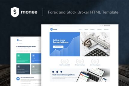 Monee - Forex and Stock Broker HTML Template