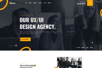 Hamela - Digital Agency Services WordPress Theme