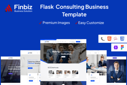 Finbiz - Flask - Consulting Business Template