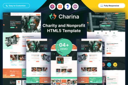 Charina – Charity and Nonprofit HTML5 Template