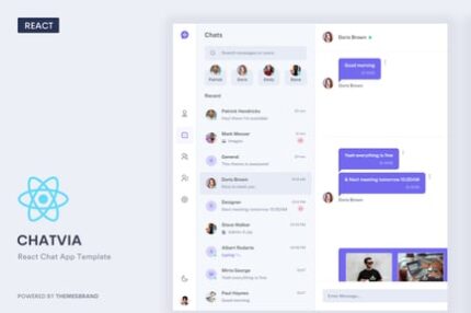 Chatvia - React Chat App Template