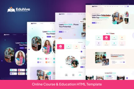 Eduhive - Education & Online Courses HTML Template