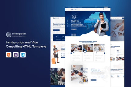 Immigratie - immigration and Visa HTML Template