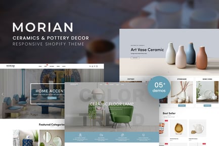 Morian - Ceramics & Pottery Decor Shopify Theme