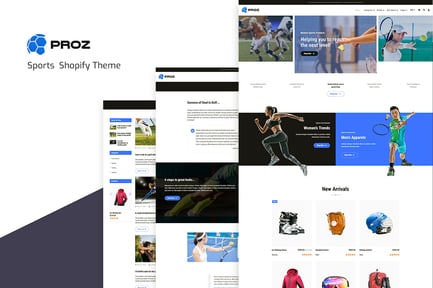 Proz - Sports Store Shopify Theme