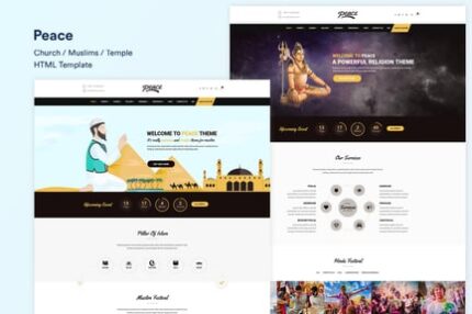 Church / Muslims / Temple HTML Template