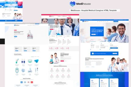 Medihouse - Hospital Medical Caregiver HTML Templa