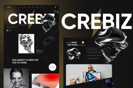 CreBiz - Creative Portfolio Figma Template