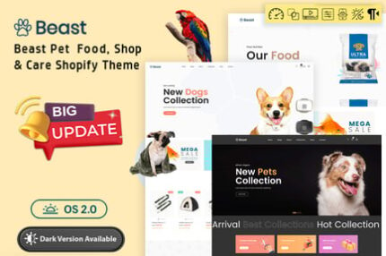 Beast - Pet Store eCommerce Shopify Theme OS 2.0