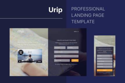 Urip - Professional Landing Page Template