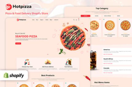 HotPizza - Pizza & Food Delivery Shopify Store