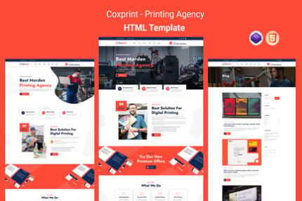 Coxprint - Printing Agency HTML Template