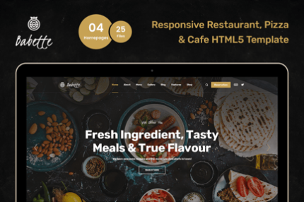 Babette - Restaurant & Cafe HTML5 Template