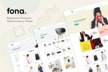 Fona - Responsive Elementor WooCommerce Theme