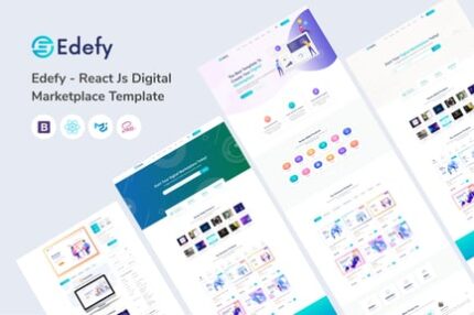 Edefy - React Js Digital Marketplace Template