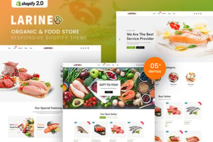 Larine - Organic & Food Store Shopify Theme