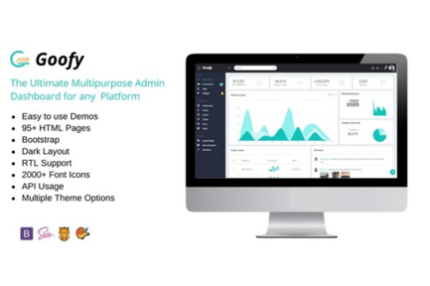 Goofy - Multipurpose Bootstrap Admin Dashboard